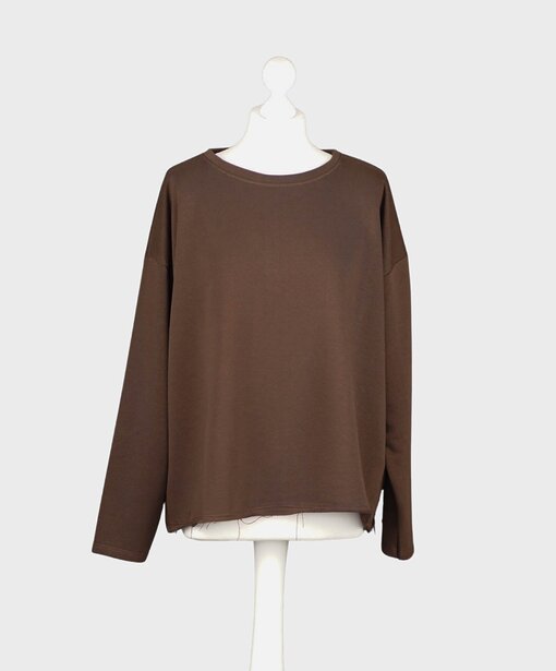 Leichter Sweater “NORINA” schokobraun (GW41)