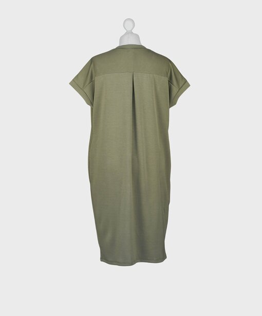 Soft Touch Midikleid “MARISA” khaki (GW13)