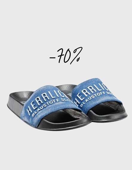 HERRLICHER - Unisex Jeans Pantolette "BLAUSTOFF" (HL111)