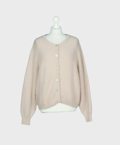 Alpaka Strickcardigan “JANE” beige (GW15)