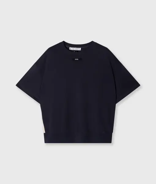 Kurzarm Sweater “MICHELLE” dark navy (10D25)