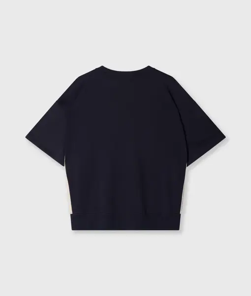 Kurzarm Sweater “MICHELLE” dark navy (10D25)
