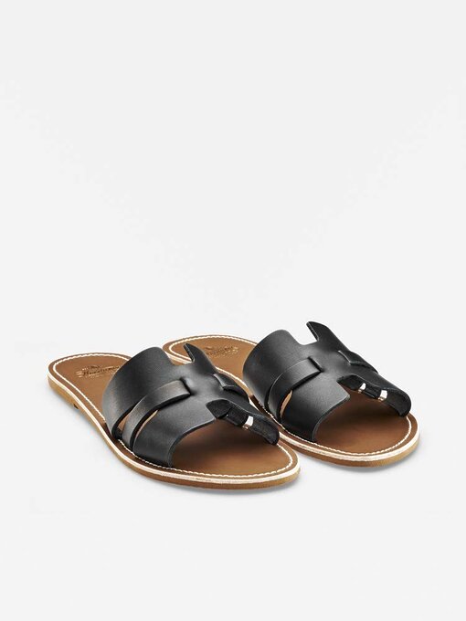 Pantolette “THE ITALIAN” – black (HL08)