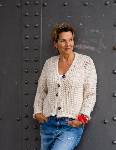 FRAUENSACHE - Grobstrick Cardigan "BLESS" (GW34)