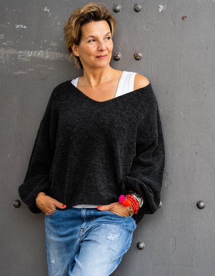 FRAUENSACHE - Weicher Strickpullover "JULIA" (ER41)