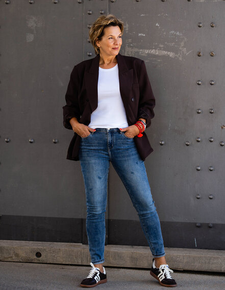 ELIAS RUMELIS - Skinny Jeans "MANOU"- island blue (ER31)