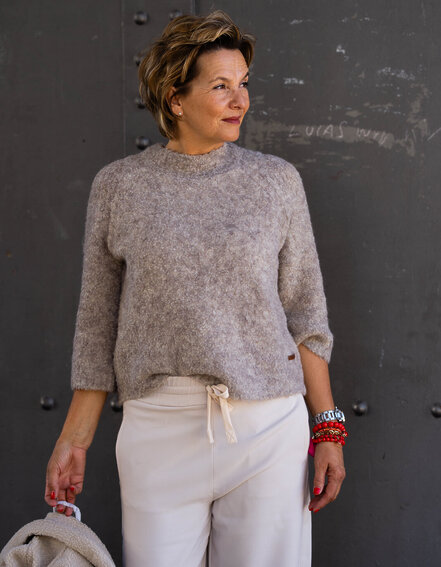 MSϽW - Weicher Strickpullover mit Wolle "LYNN" (MSC08)
