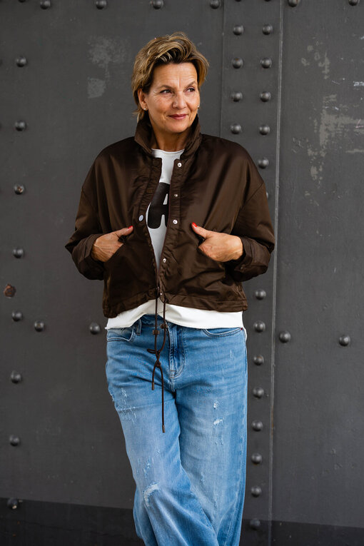 Übergangsjacke “ARIANA” schokobraun (GW67)