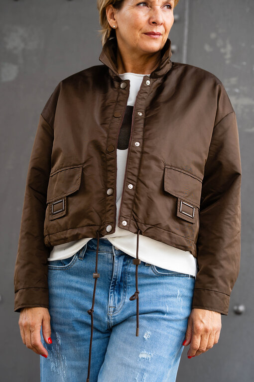 Übergangsjacke “ARIANA” schokobraun (GW67)