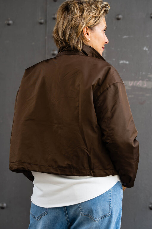 Übergangsjacke “ARIANA” schokobraun (GW67)