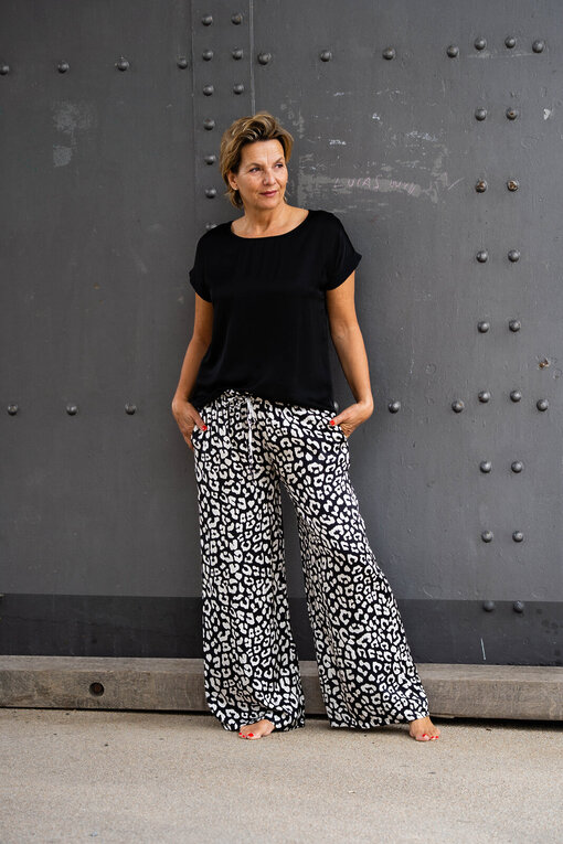Schlupfhose mit Seide “TIAM” (H31)/ Edles Shirt “VALO” (BA54)