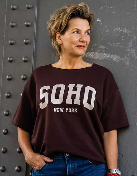 FRAUENSACHE - Cooler Kurzarm Sweater "SOHO" (GW63)