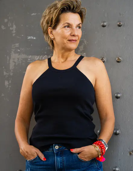 10DAYS - Halterneck Top "OLIVIA" (10D62)