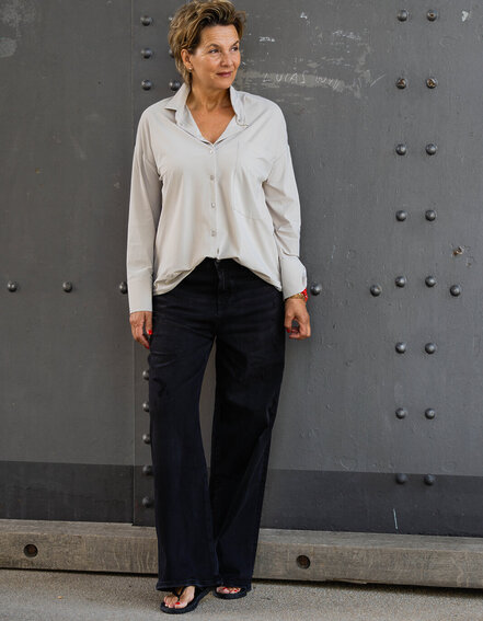 ELIAS RUMELIS - Jeans "KALEA" - ebony black wash (ER79)