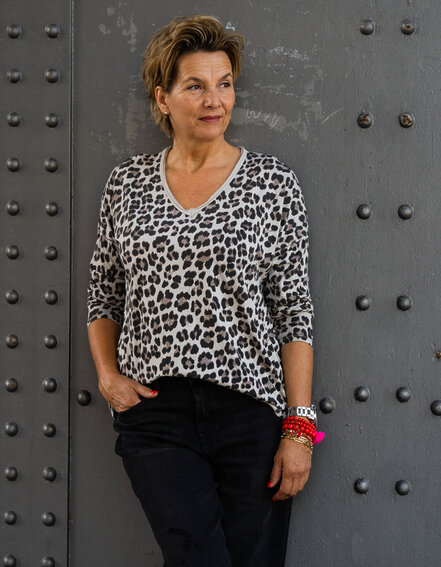 FRAUENSACHE - Langarm - Leo Shirt "SASKIA SMALL" (BA59)