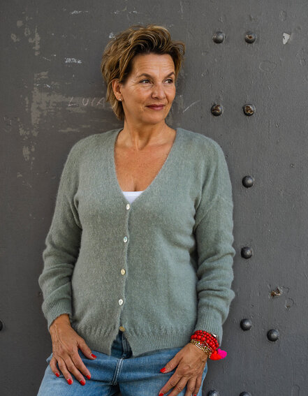 FRAUENSACHE - Kuschelige Strickjacke "SAMIRA" (GW05)