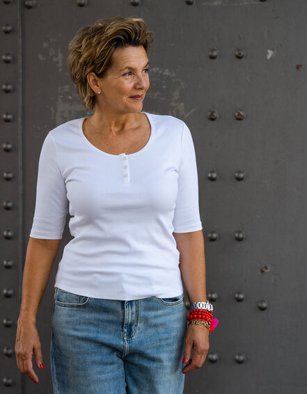 SENSES. THE LABEL - Geripptes Shirt "TOVE" (SE51)