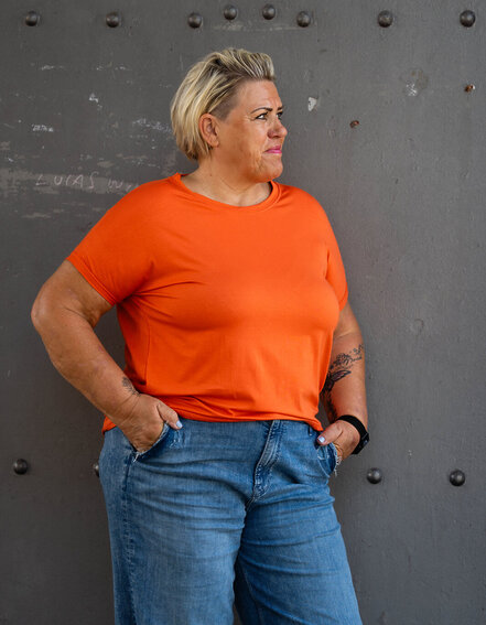 FRAUENSACHE - Kurzarmshirt "MIRKA" (BA10)