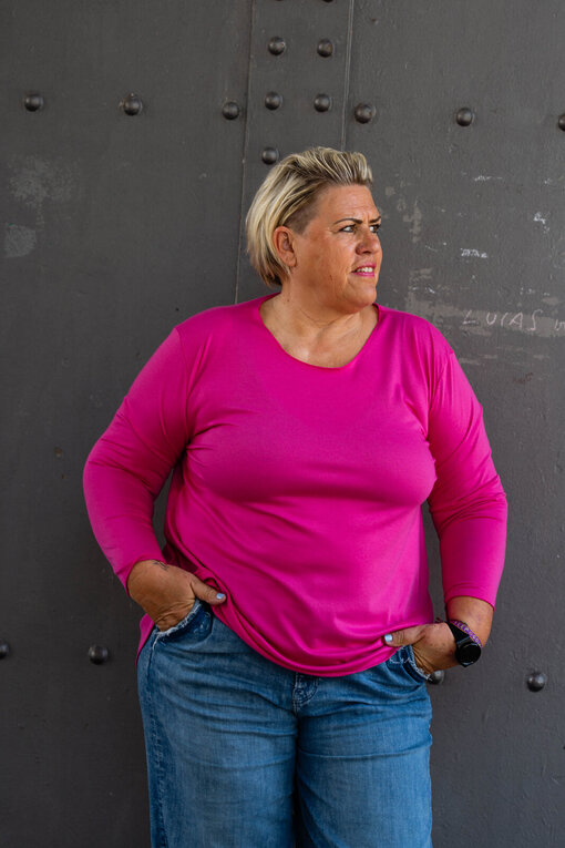 Basicshirt “ALMA XXL” pink (BA104)