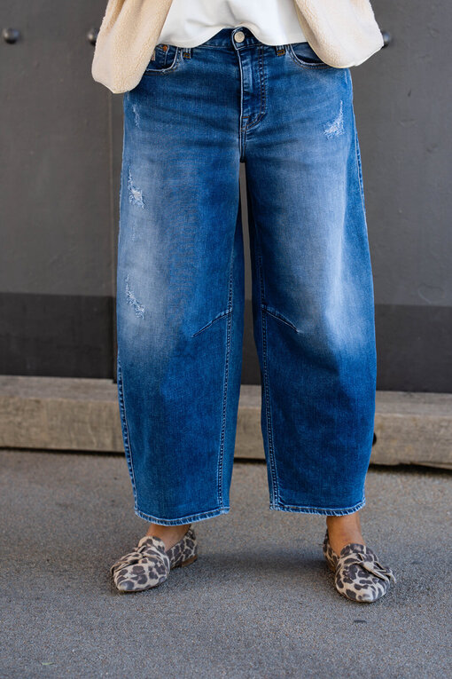 Jeans “BARROW ORGANIC” – mid destroy (HL17)
