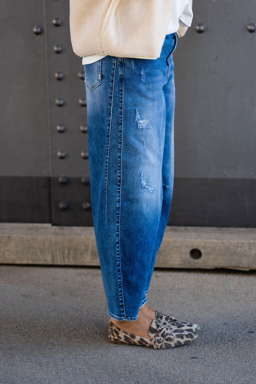 Jeans “BARROW ORGANIC” – mid destroy (HL17)