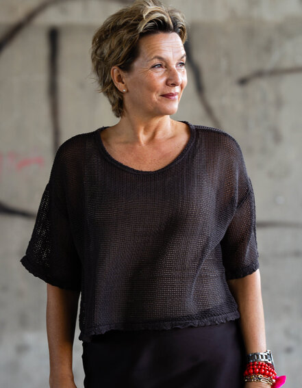 FRAUENSACHE - Lockeres Netzshirt "COCO" (GW33)