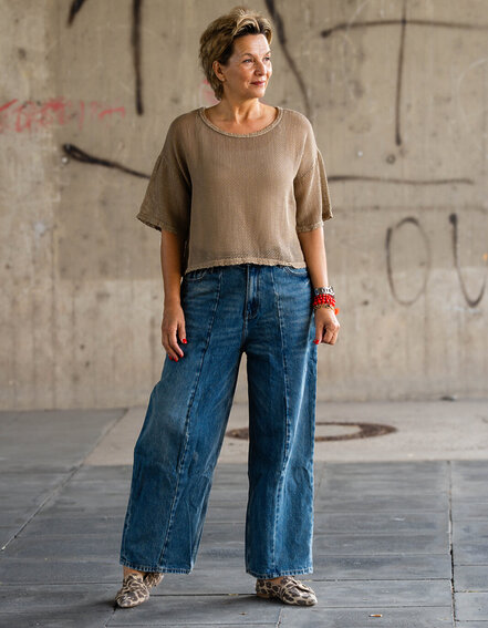ELIAS RUMELIS - Ballon Jeans "PIA" - dirty cool blue (ER69)