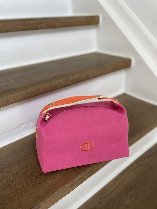 Kosmetik Bag “DALARA” pink/orange (GI04)