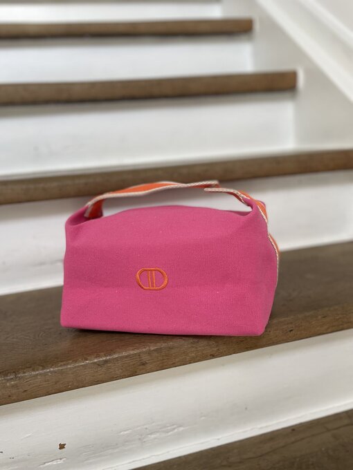 Kosmetik Bag “DALARA” pink/orange (GI04)
