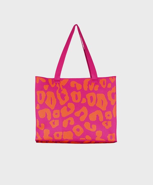 Cooler Shopper “CELESTE” orange/fuchsia leo (GI03)