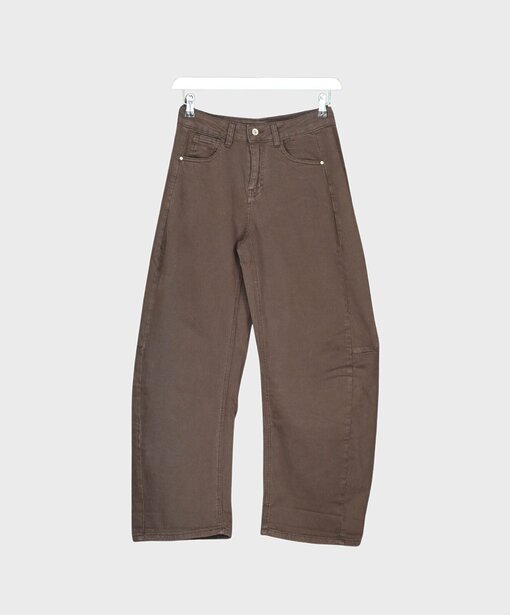 O-Shape Pants “ALEXIA” schokobraun (H22)