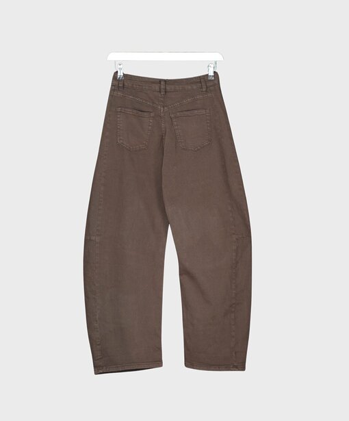 O-Shape Pants “ALEXIA” schokobraun (H22)