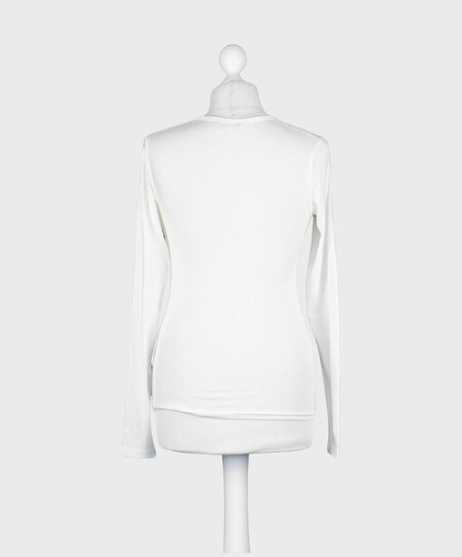Feines Langarmshirt “CECILIA” offwhite (HL15)
