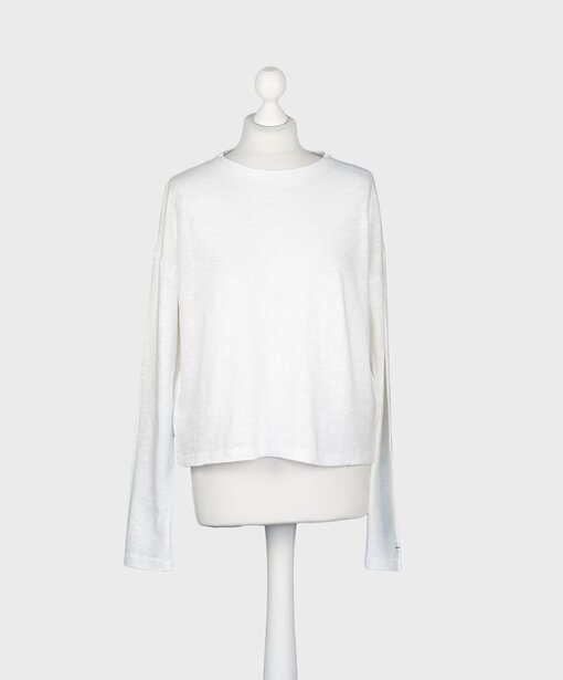 Basic Langarmshirt “SAVANNAH” white (PI22)