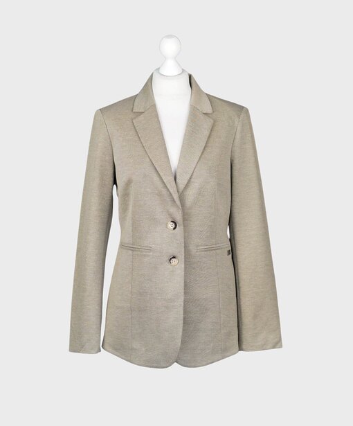 Stylischer Blazer “MANOUSH TWILL” sand melange (TQ06)