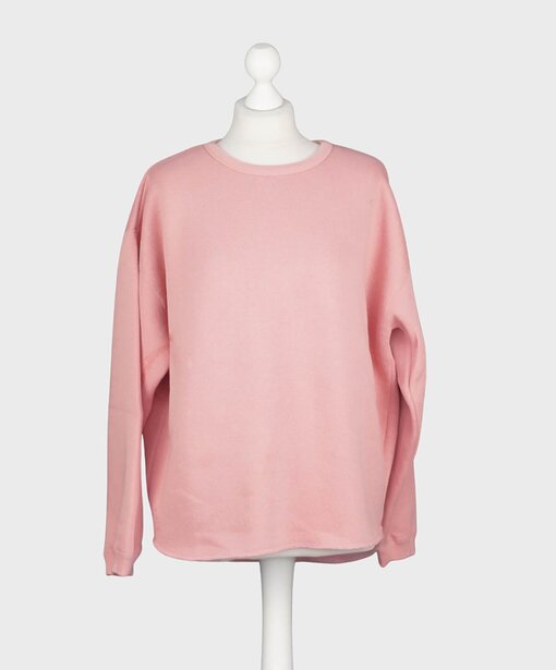 Raw Edge Sweater “KIM” rasperry (10D63)