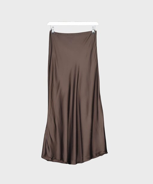 Feiner Maxirock “DOLORES” schokobraun (R02)