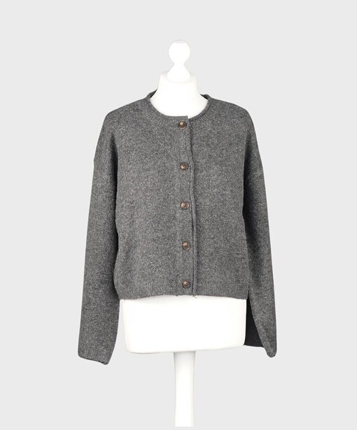 Weiche Strickjacke “STELLA” dark grey (GW66)