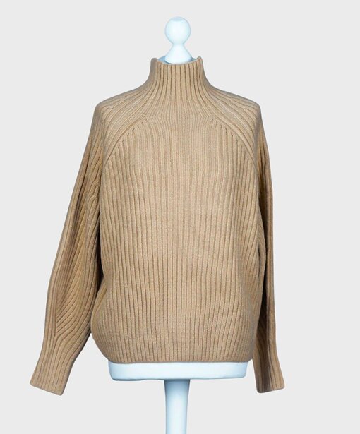 Trendiger Strickpullover “KATHLEEN” camel (GW224)