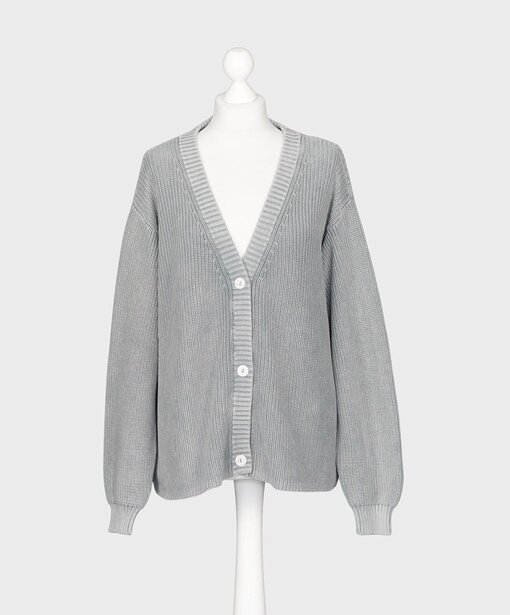 Oversized Cardigan “KRISTI” grey (CC06)
