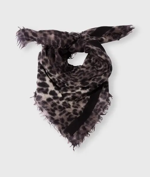 Leopardenhalstuch “PRIYA” soft white melee (10D20)