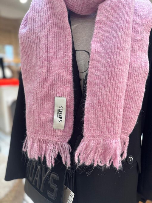 Kuscheliger Schal “ALPA” rose pink melange (SE36)