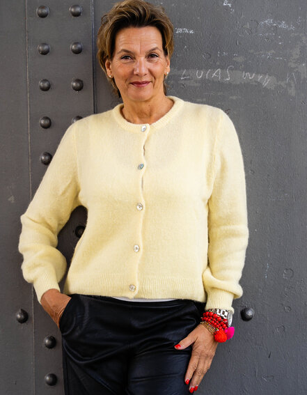 FRAUENSACHE - Kuschelige Strickjacke "NELE" (GW214)