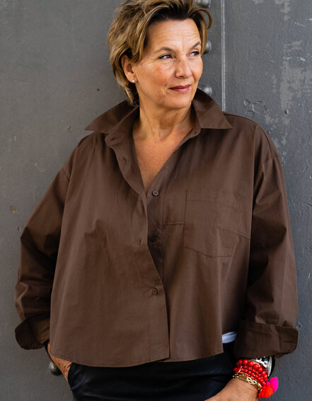 FRAUENSACHE - Lockere Bluse mit Seide "SIERRA" (HB04)