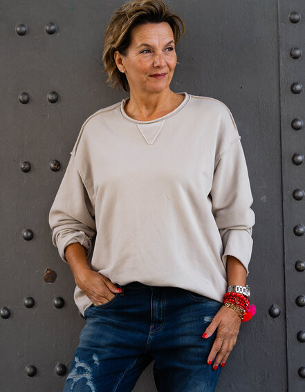 FRAUENSACHE - Basic Sweatshirt "DEBBIE" (GW45)