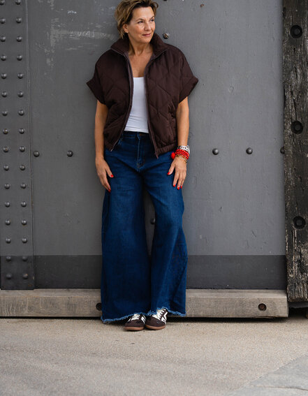 FRAUENSACHE - Weite Jeans "JESSY" (H02)