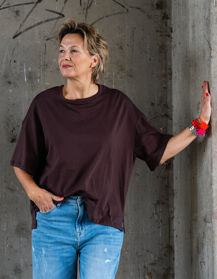 FRAUENSACHE - Lockeres Shirt "PALINA" (BA25)