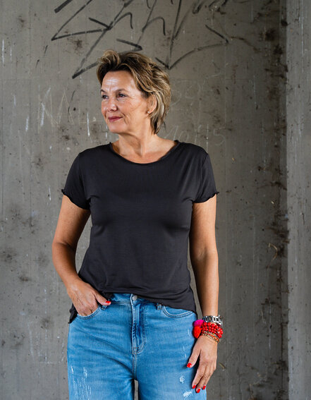 FRAUENSACHE - Kurzarmshirt "HANNAH" (BA83)