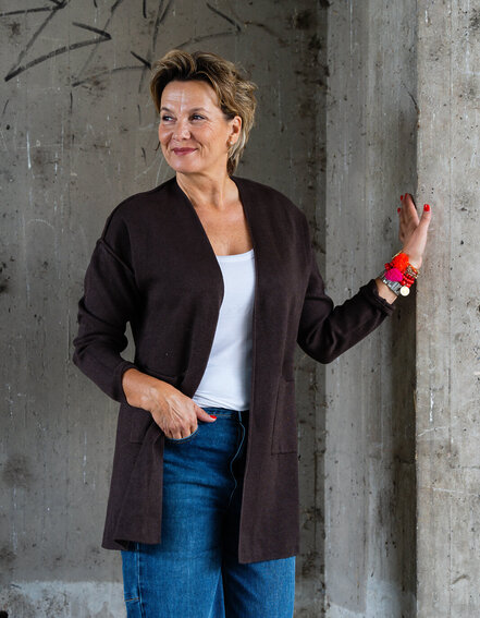 FRAUENSACHE - Feinstrick Cardigan "LAENI" (GW36)