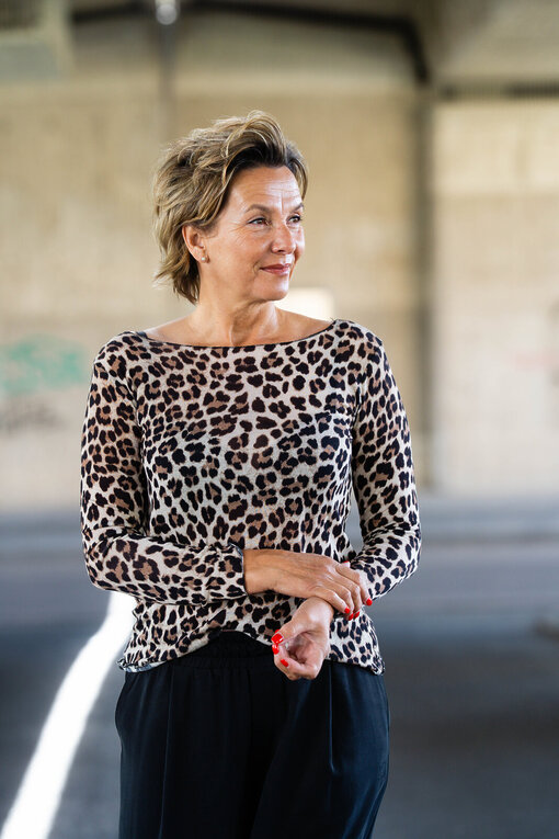 Transparentes Leo Shirt “KELLY” leo (BA29)